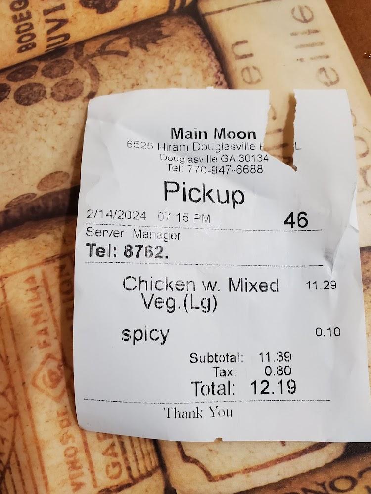 Main Moon Restaurant